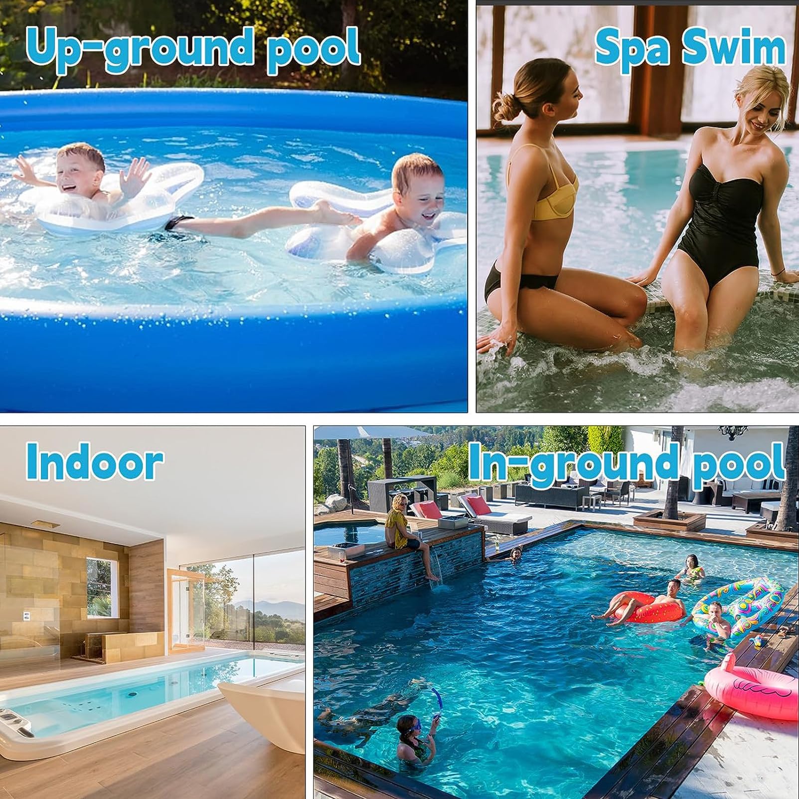 SPA Pool Salz Chlor Maschine 8g/12g/16g/20g/h Salzwasser Chlor Generator Elektrolyse Salz Chlorinator 12g/h