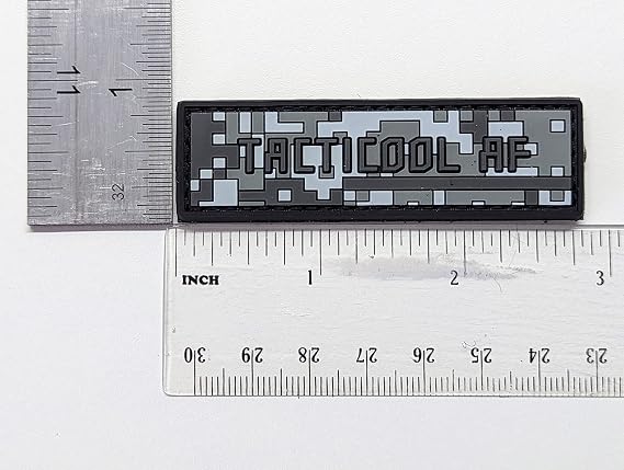 Tacticool AF - Tactical PVC Rubber Morale Patch | Hook & Loop Backing