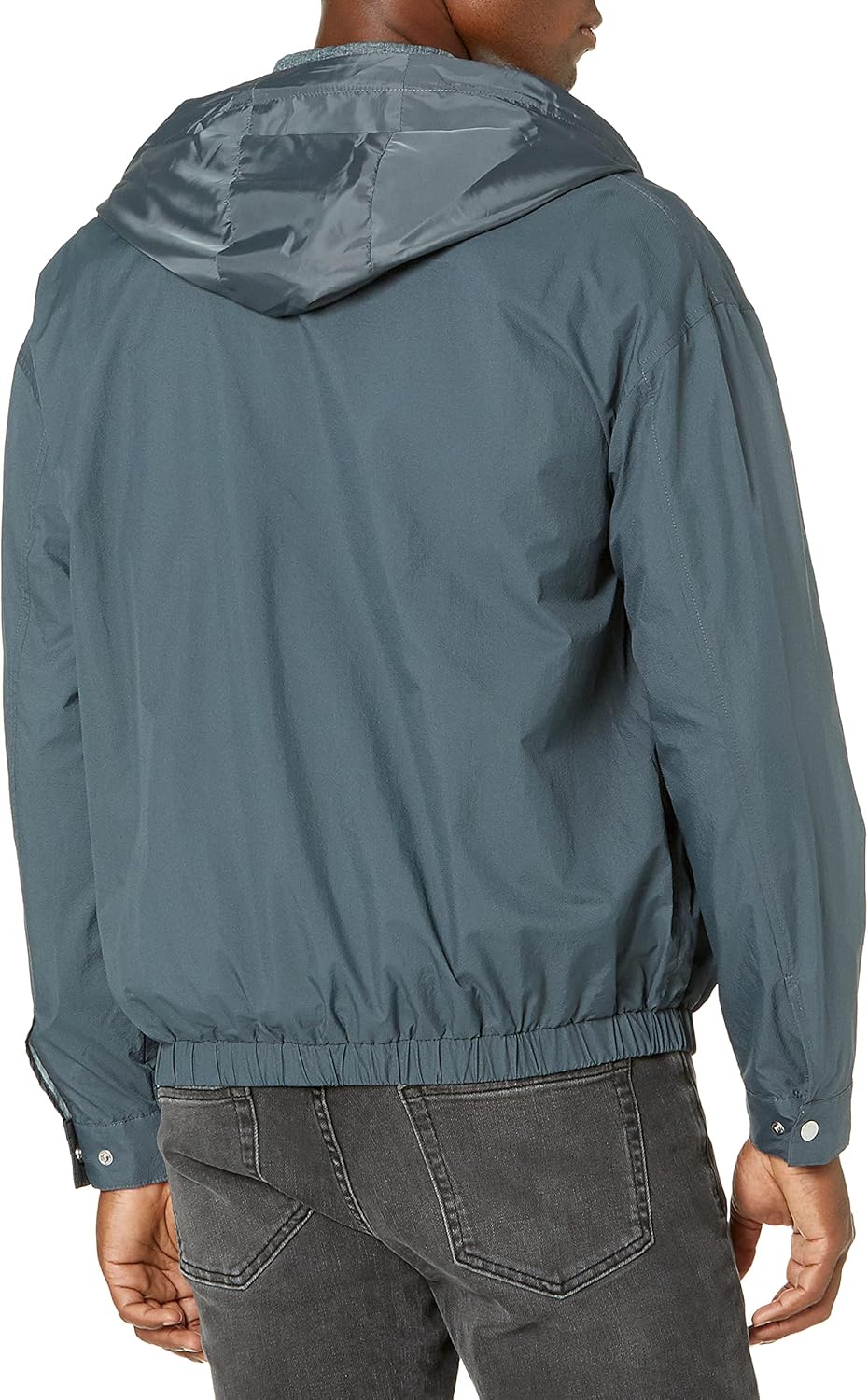 zip up nylon jacket