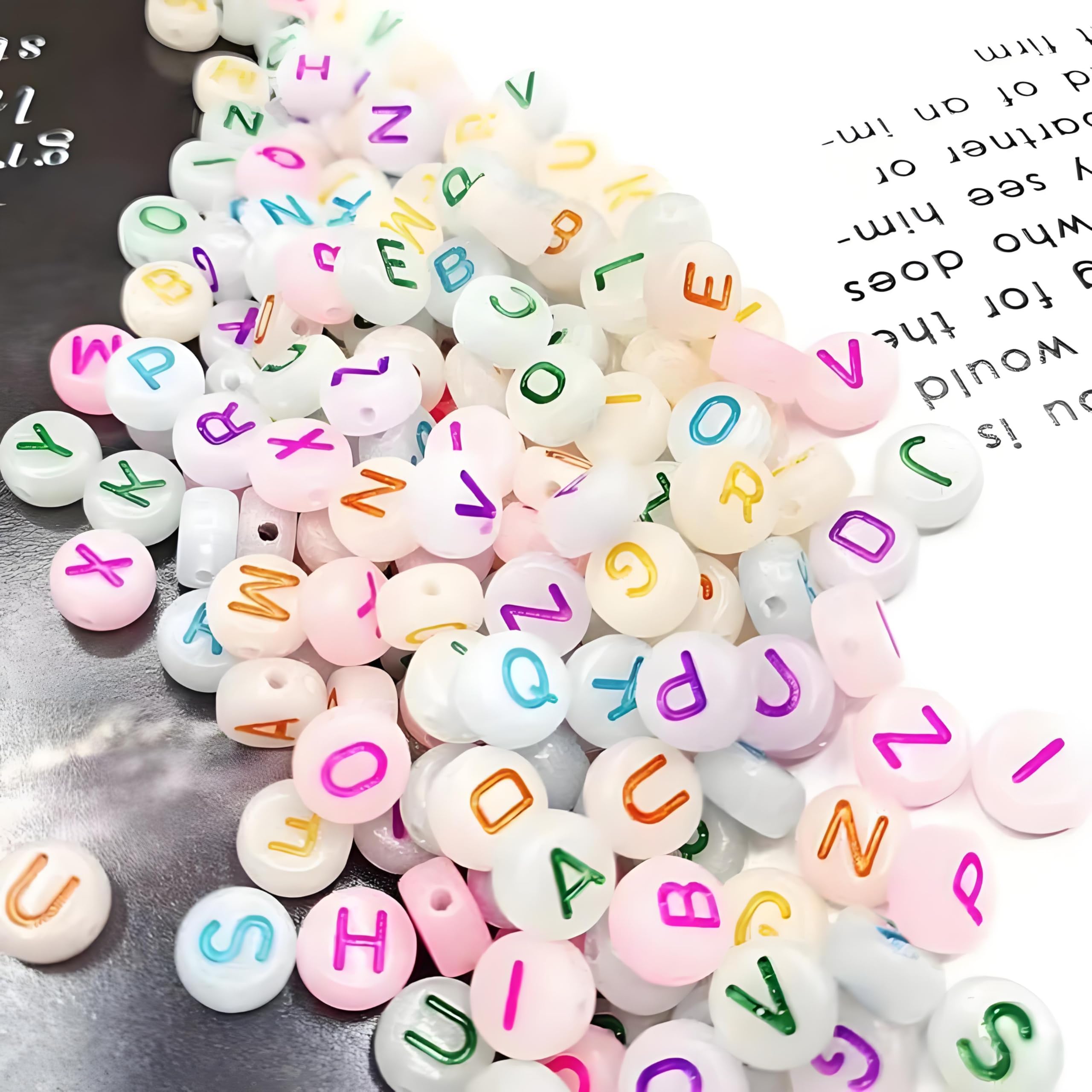 SMASOLO Lot De 1 000 Perles Rondes Lumineuses En Forme De