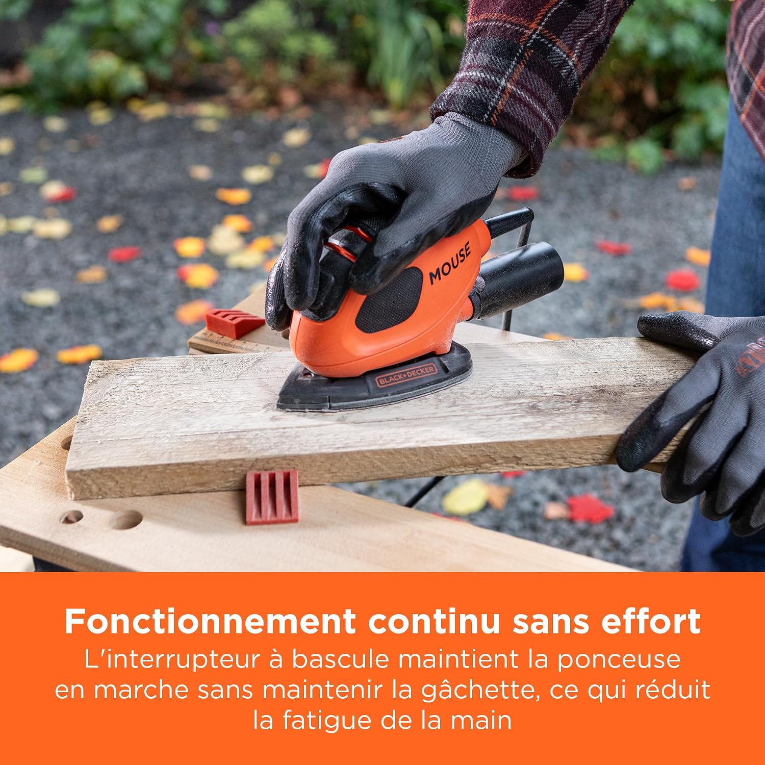 ponceuse électrique black decker – vue détaillée