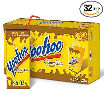 Yoo-hoo Chocolate Drink, 6.5 fl oz boxes, 32 pack