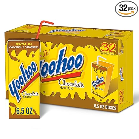 Yoo-hoo Chocolate Drink, 6.5 fl oz boxes, 32 pack