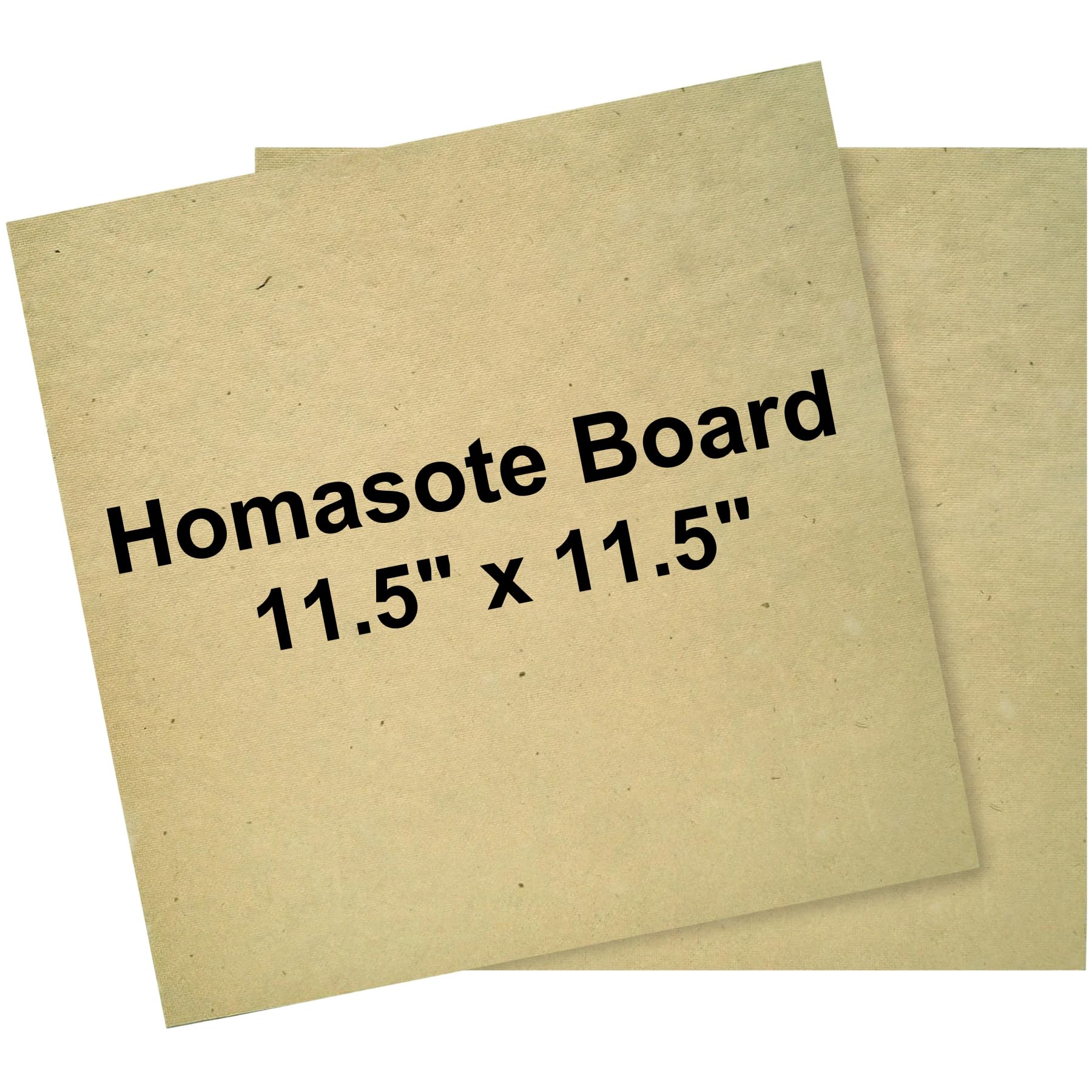 Glassco Homasote Board for Stained Glass Work Surface | Approx 12 x 12 Heat Resistant Cutting Board 2pk | Cutting Mat Stained Glass Supplies and tools