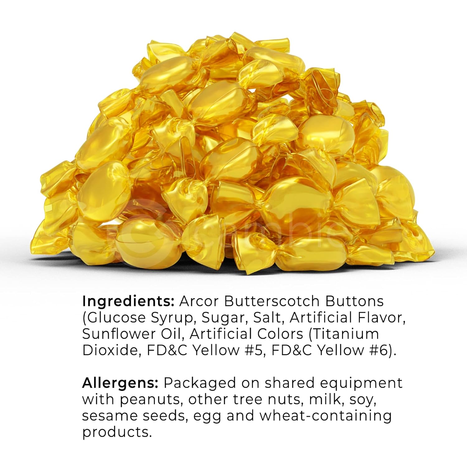 Buy Arcor Butterscotch Buttons by Cambie 2 lbs of Butterscotch