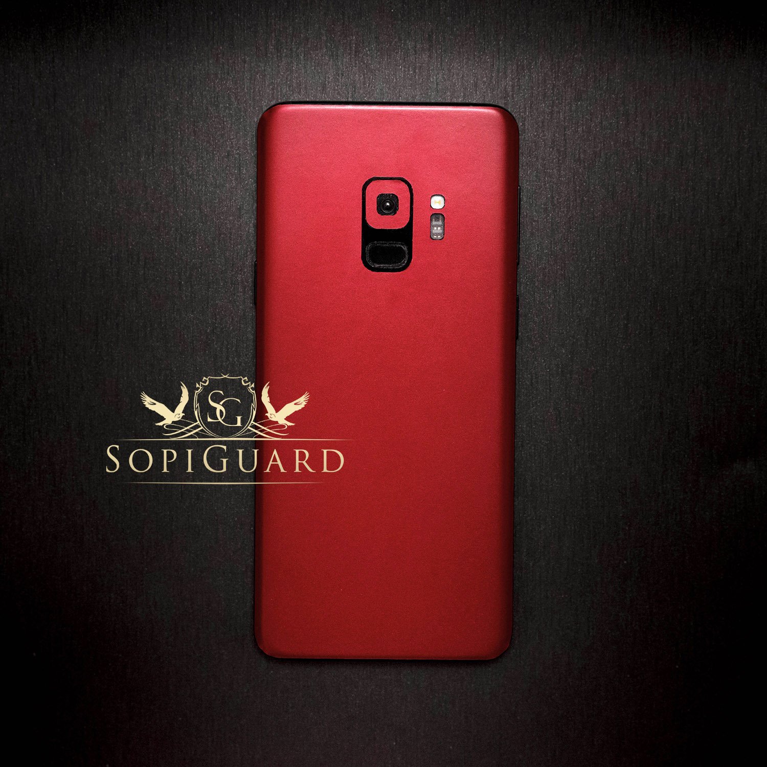 SopiGuard Skin for DJI Mavic Air 2 Precision Vinyl Sticker Full Drone Set + Controller + 3 Battery Skins (Satin Wine Red)