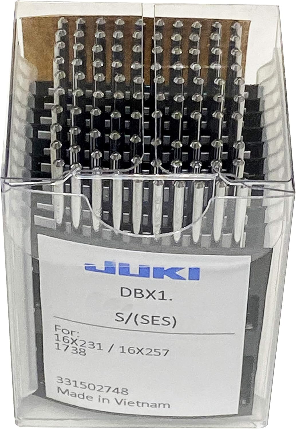 Juki Genuine Needles, System: DB x 1, 16x257, Box 100 Needles. Ballpoint. Size:10/70. Fits Models DDL-5550, DDL-555, DDL-8700, DDL-8300, DDL-9000 and Industrial Sewing Machine Models.