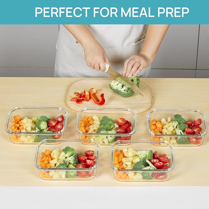 Each container comes with a snap-locking lid that ensures an airtight and leak-proof seal, keeping food fresher for longer and preventing any spills or leaks. The lids are made from BPA-free plastic, making them a safe option for food storage. The snap-locking mechanism is user-friendly, allowing for easy opening and closing while providing a secure grip to maintain the seal.