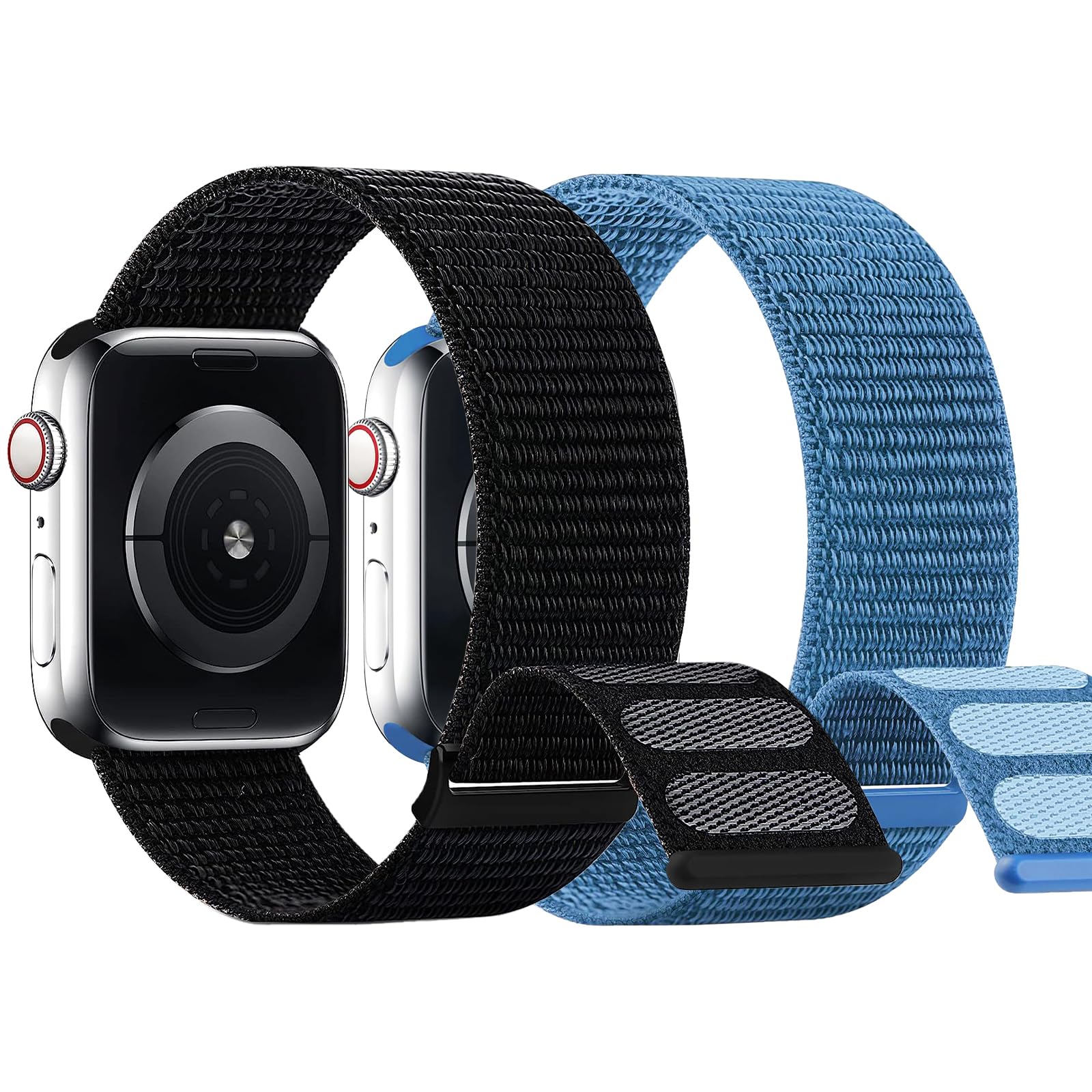 SimpleThings Compatible with Kids Apple Watch Bands, Nylon Hook and Loop for K12 Boy Girl Small Wrist iWatch Series 9 8 7 6 5 4 3 SE SE2 SE3