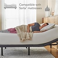 Vista 8 de Serta baselogic Base de Cama Ajustable Marco Nivel 3 - Twin XL - Ajustabilidad de Cabeza y Pie, Control Remoto Inalámbrico, Gravedad Cero y 3