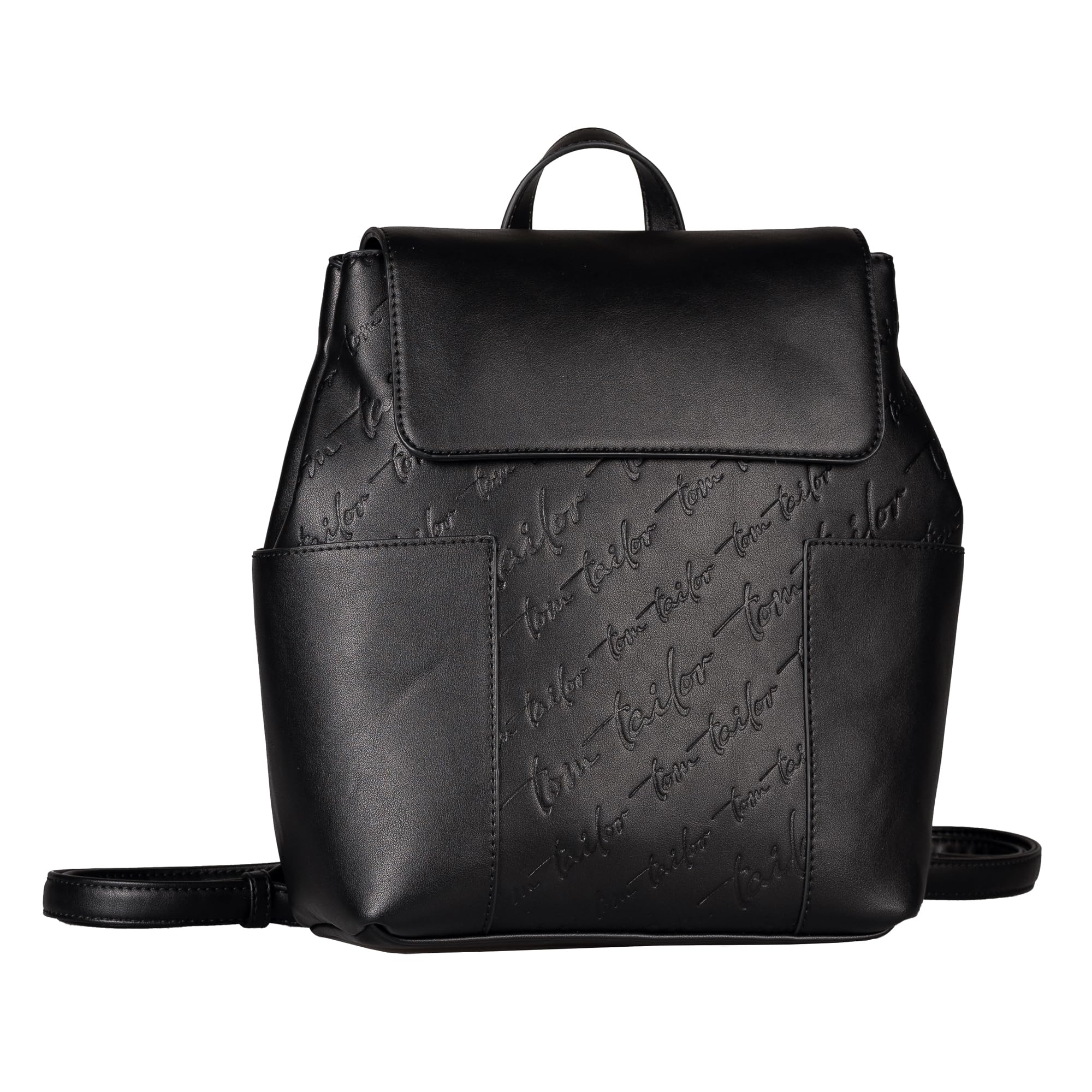TOM TAILOR Women's Fashion Backpack Black, black, Medium