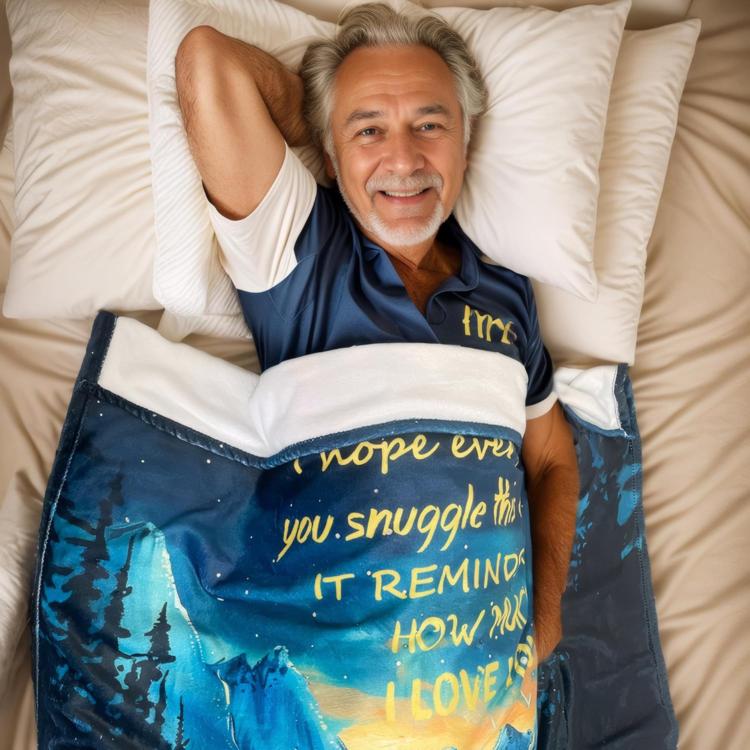 Papa Gifts from Grandkids, Gifts for Papa, Papa Birthday Gifts Blanket 60*50, Big Papa Gift, Gifts for Papa from Grandkids, Papa Gifts from granddaughter/grandson for Fathers Day Christmas Day - Image 4