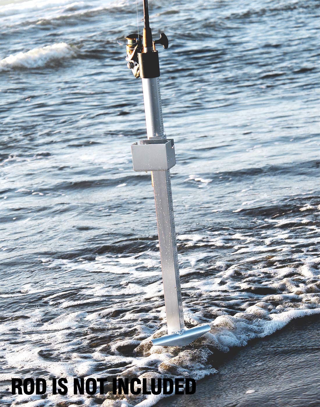 Exact Design [2022 Upgraded] Sand Spike with Bait Box, Protective Cap