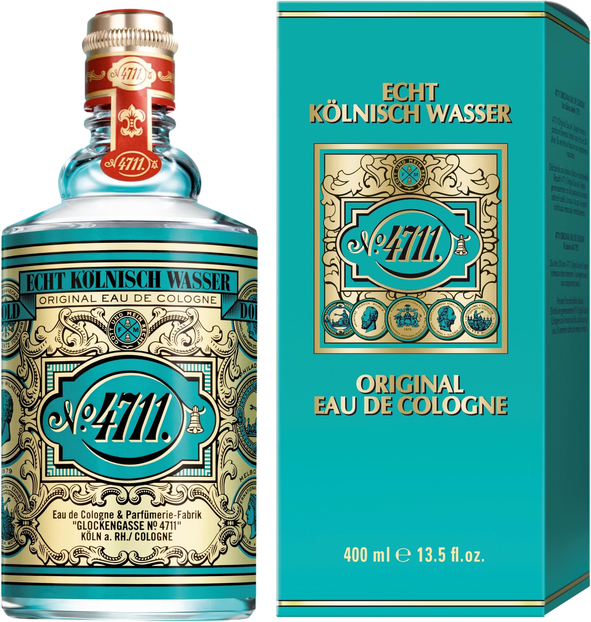 Yanagiya 4711 Portugal Eau de Cologne 13.5 fl oz (400 ml)