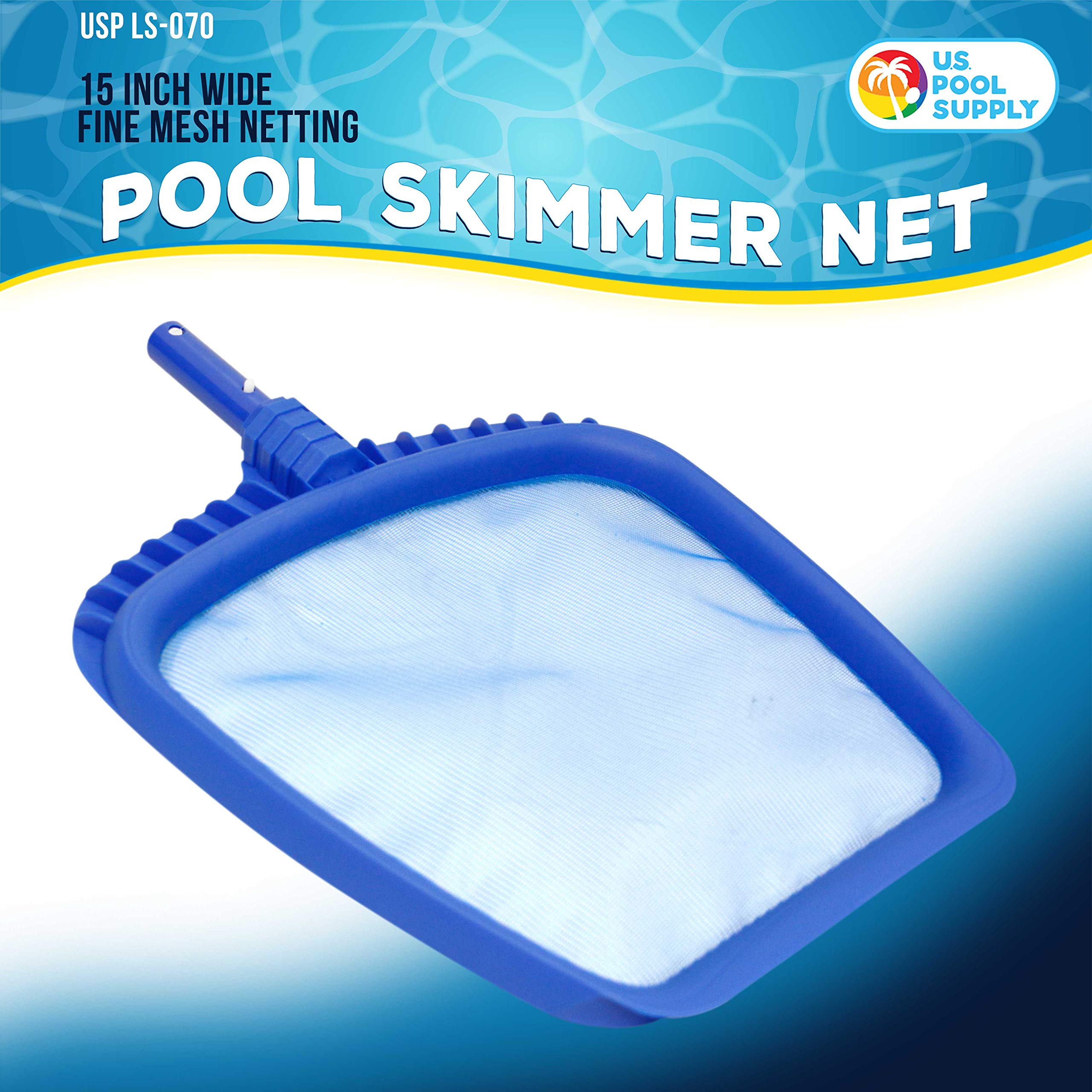 U.S. Pool Supply Profesjonalna wytrzymała siatka do odpieniania liści basenowych - pasuje do standardowych drążków basenowych