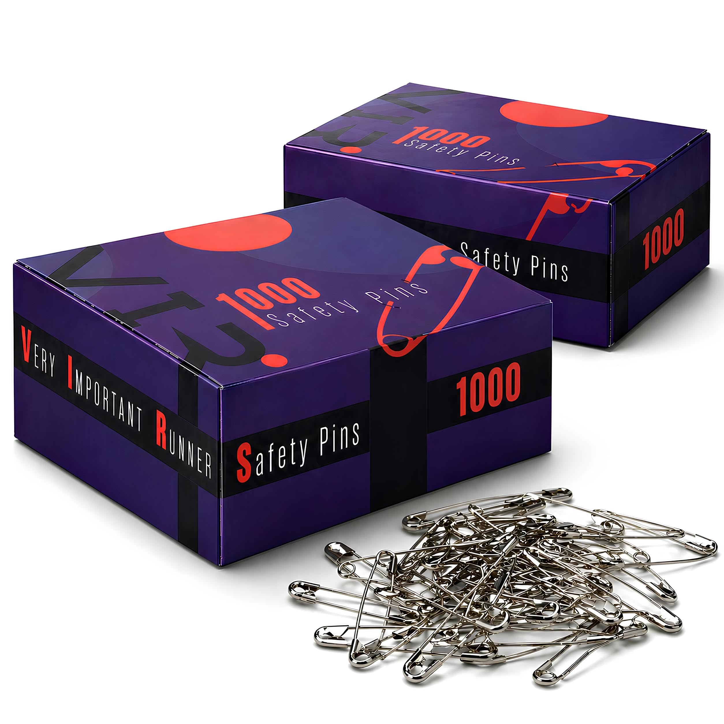 Épingles de Sûreté 26mm pour Dossard sans Nickel Fixation Stable sans Tacher les Maillots