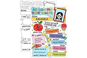 PETCEE All About Me Posters 2nd Grade