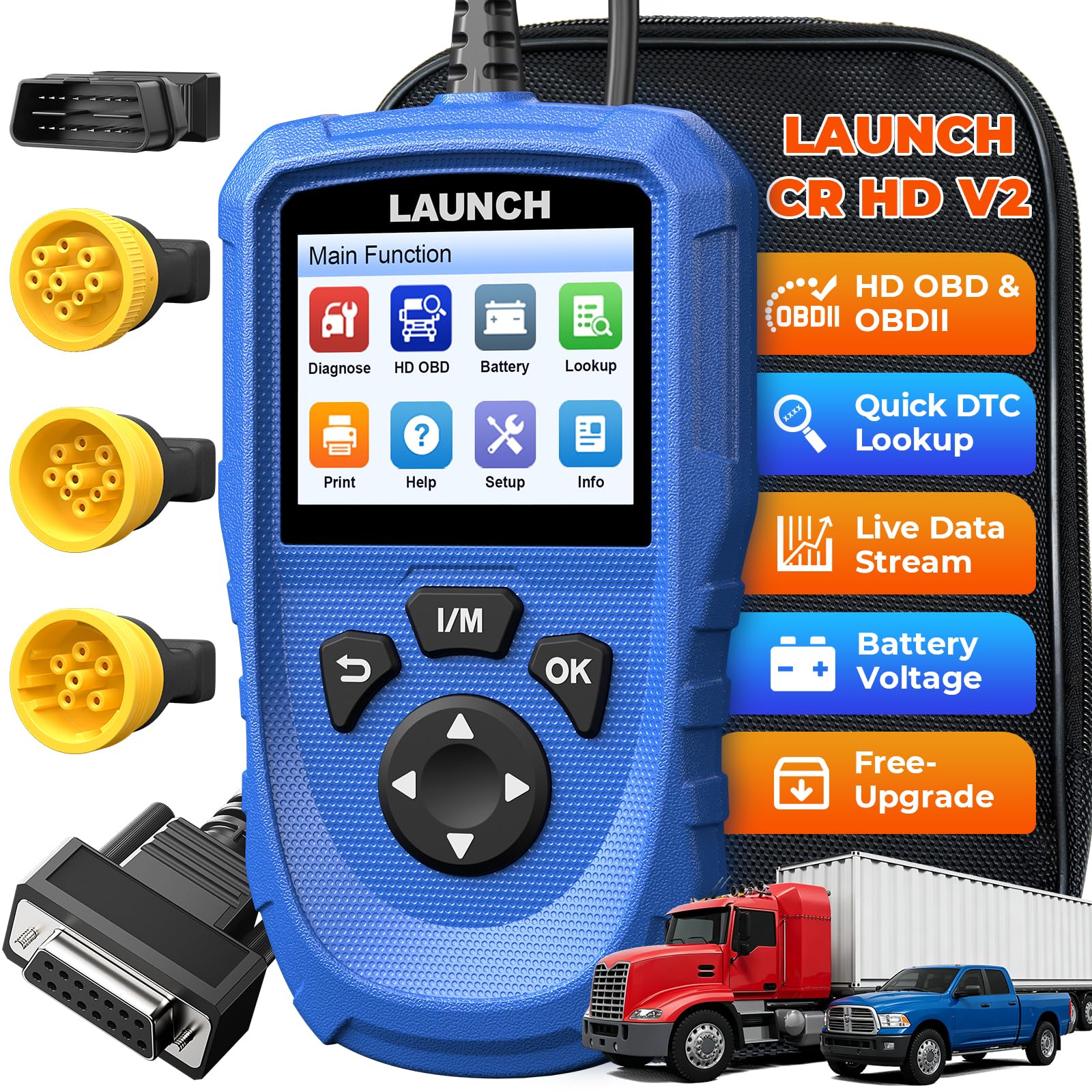 LAUNCH CR HD V2 Heavy Duty Truck Scanner