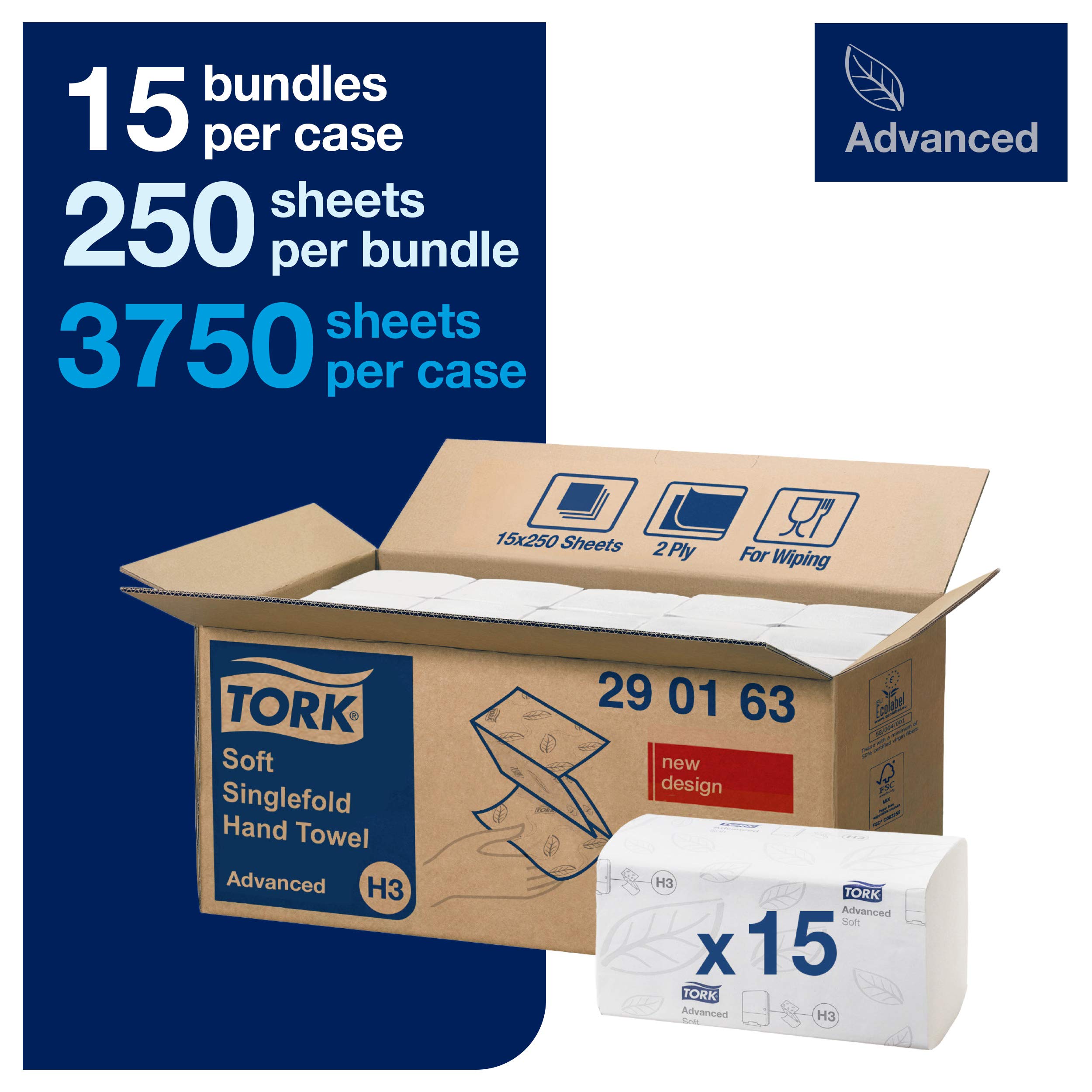 Tork Zickzack Papierhandtücher Advanced 290163 & JURA
