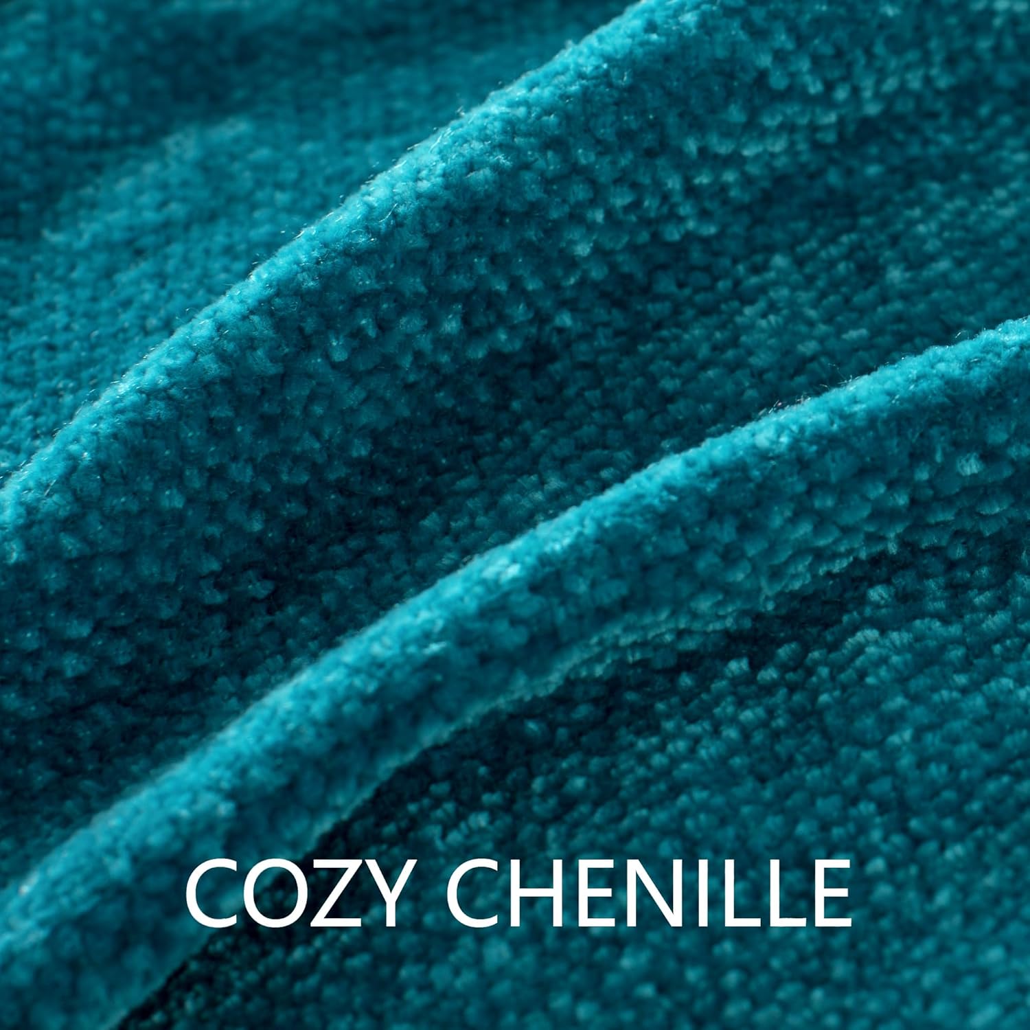 Chenille Throw Blanket for Couch 50"X 60", Soft Cozy Throws with Fringe Tassel for Bed Sofa Chair Cover, Lightweight Knitted Decorative Boho Blankets for Living Room, Teal - Image 6