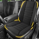 Car Seat Cushion with Back Support Pillow, Comfy Lumbar Support & Seat Cushion, Memory Foam Driving Pillow for Back-Sciatica Pain Relief, Auto Pad Suitable for Car, Truck, SUV - Black