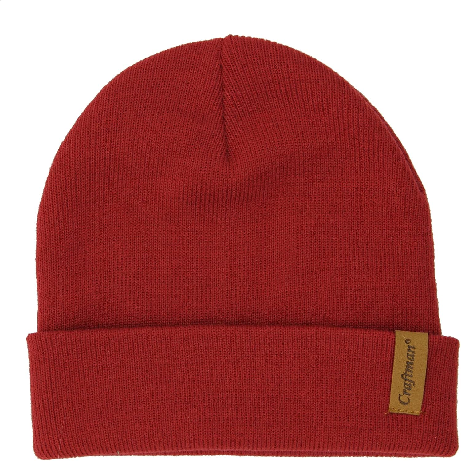 Craftman Acrylic Soft Warm Winter Daily use Outdoor Short Beanie hat for Men and Women for Hike and Travel