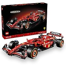 LEGO Technic Monoposto F1 Ferrari SF-24 – Modello di Auto Formula 1 da Collezione in Scala 1:8 con Motore V6, Cambio, Sterzo e DRS, Idea Regalo per Adulti, Uomo e Donna, Pensiero di Natale – 42207