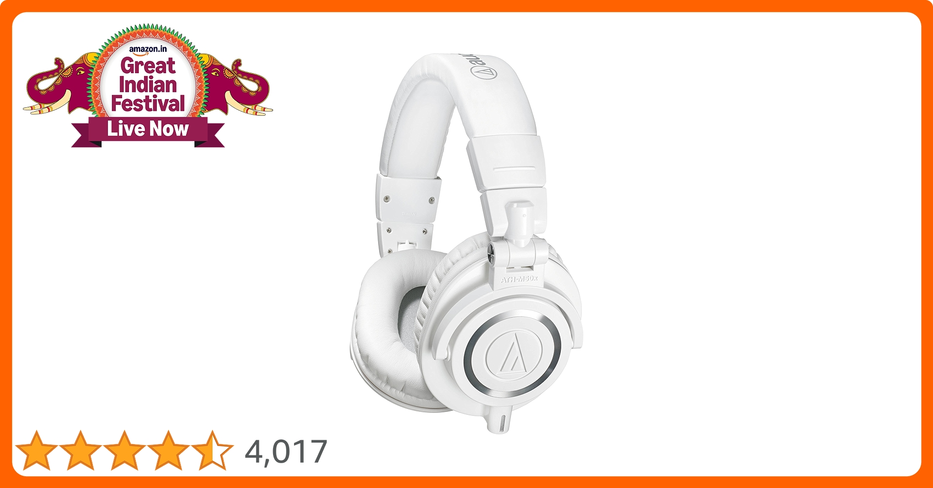 audio-technica ATH-M50xWH ホワイト 在庫あり 即納可能】 audio-technica ATH-M50X WH 白 モニター