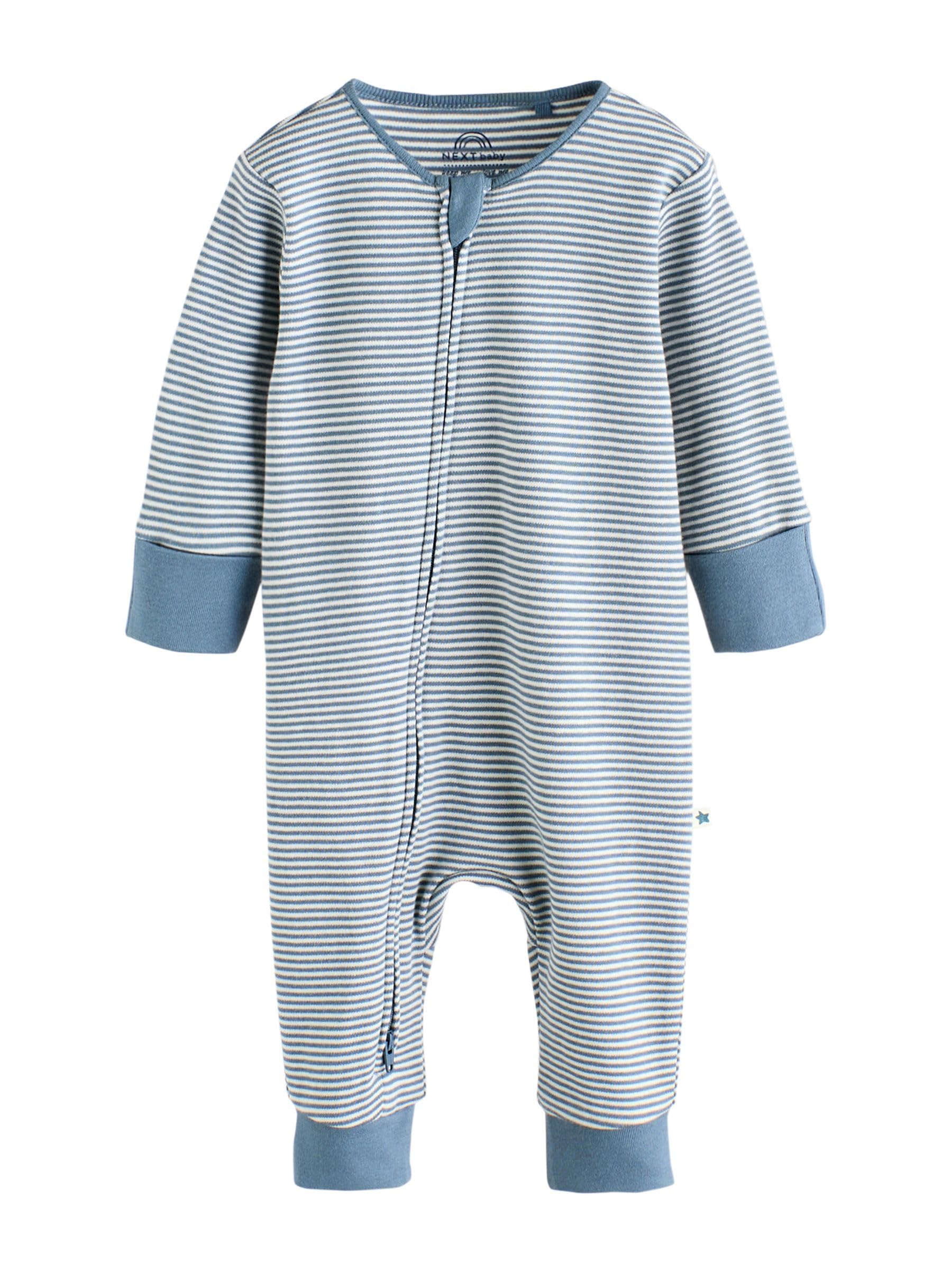 NEXT Bambini Confezione da 4 Tutine Senza Piedini per Neonati con Zip bidirezionale