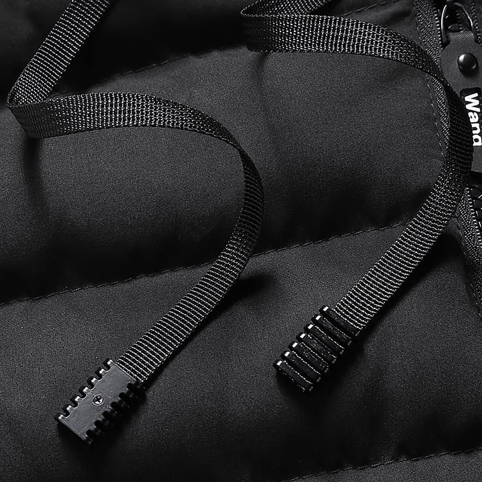 Ciepła Kamizelka Outdoorowa Męska Kamizelka Puchowa Zimowa Pikowana Kurtka Bez Rękawów Z Odpinanym Kapturem Bodywarmer