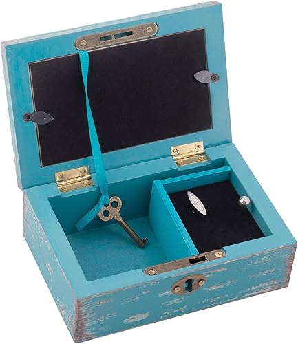 Miniatura 5 de Cottage Garden Glory de amistad es Trust verde azulado camafeo Petite caja de música Reproduce Amazing Grace