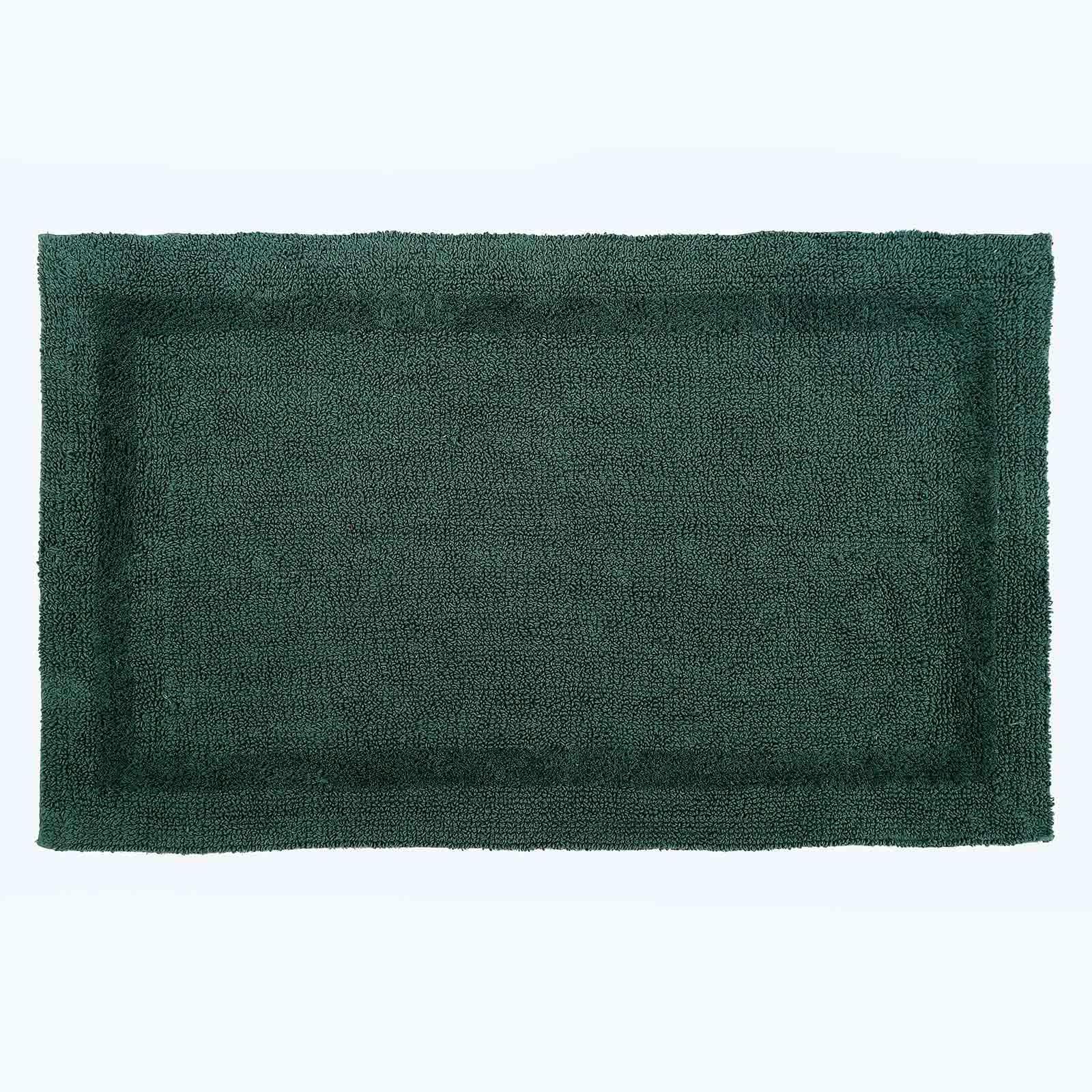 HOMESCAPES Toilet Mat, Luxury 1600gsm Extra Soft 100% Cotton, Reversible Bathroom Mats Non-Slip, Washable, Super Absorbent, Quick-Dry, Raspberry Pink Pedestal Rug for Toilet, 50 x 55 cm — view 6