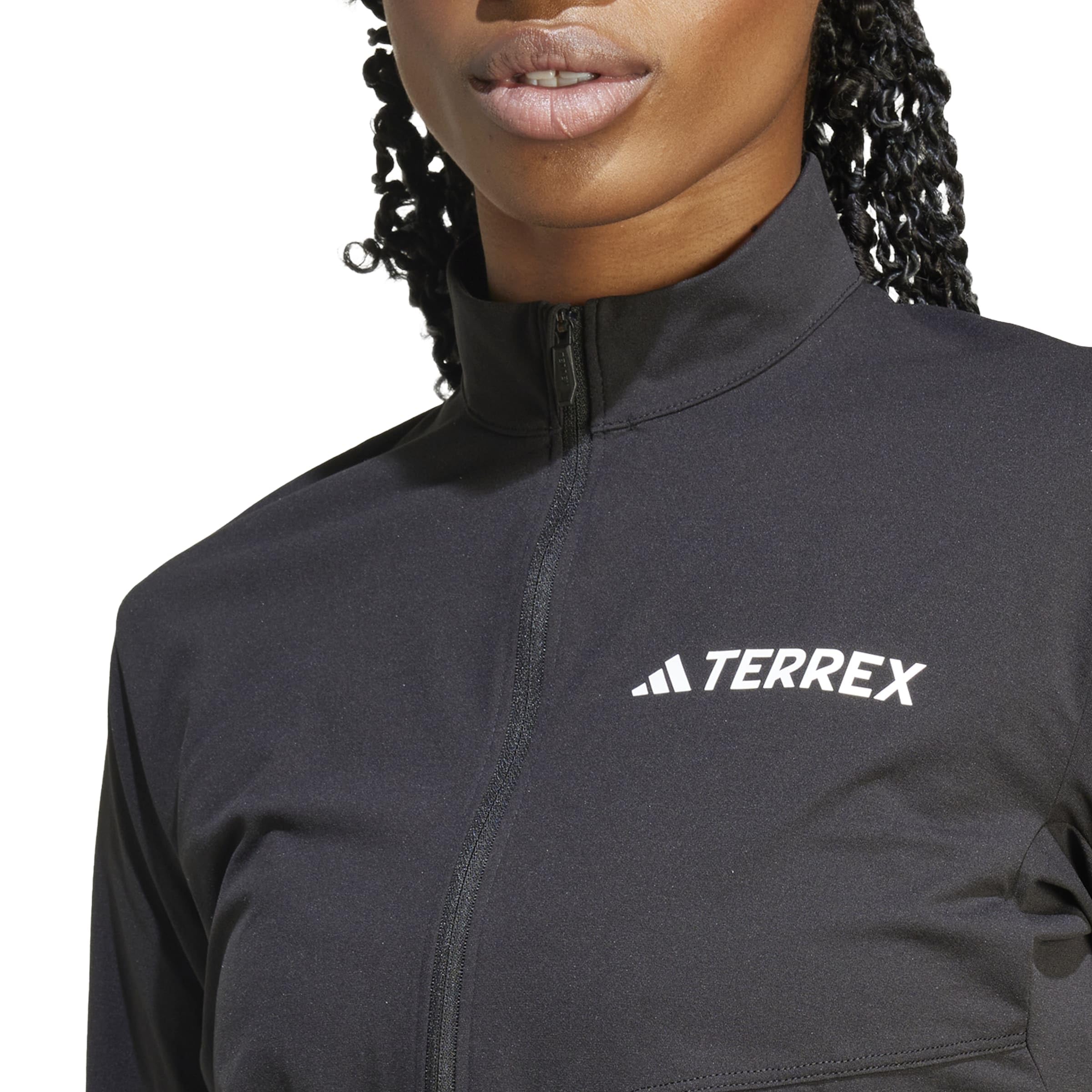 adidas Women's Camiseta Manga Larga Terrex Multi Climacool 1/2 Zip