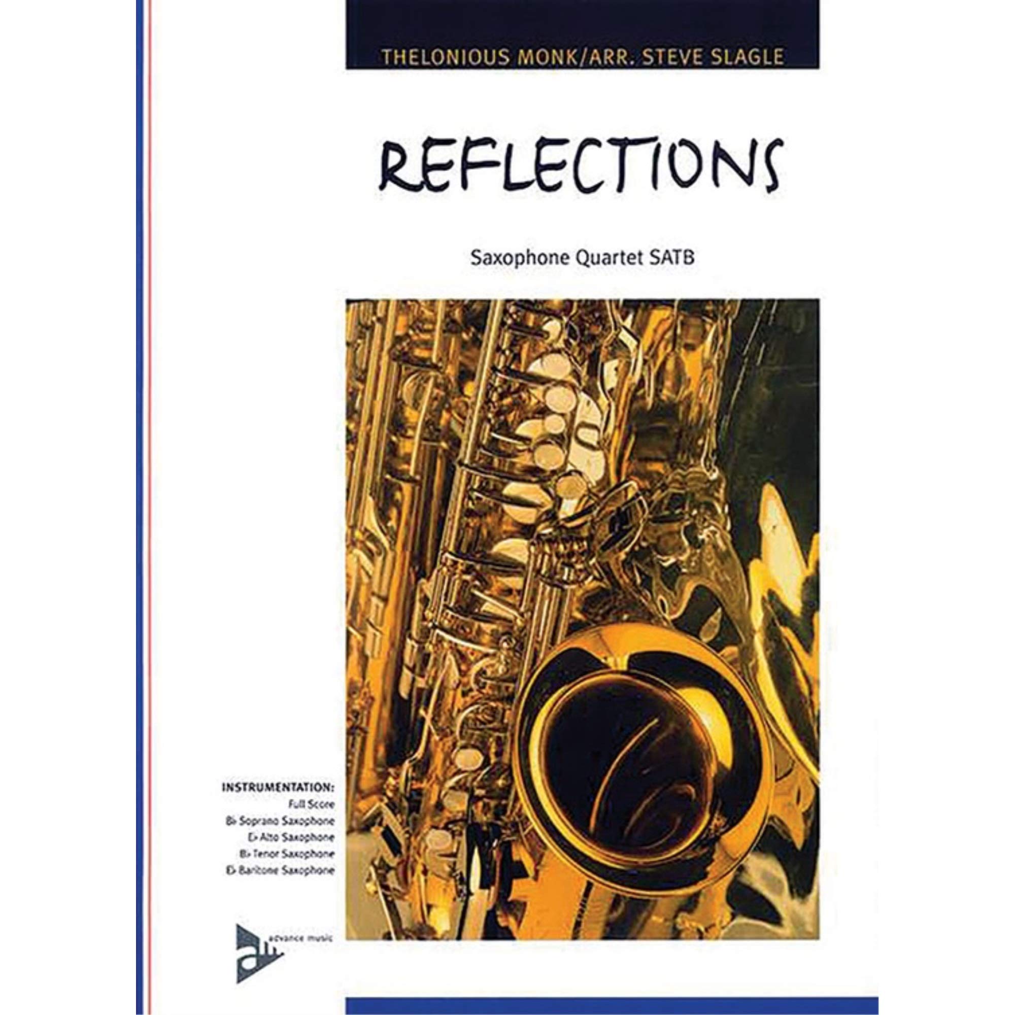 4 saxophones (SATBar) Reflections: Slow Ballad partition complète