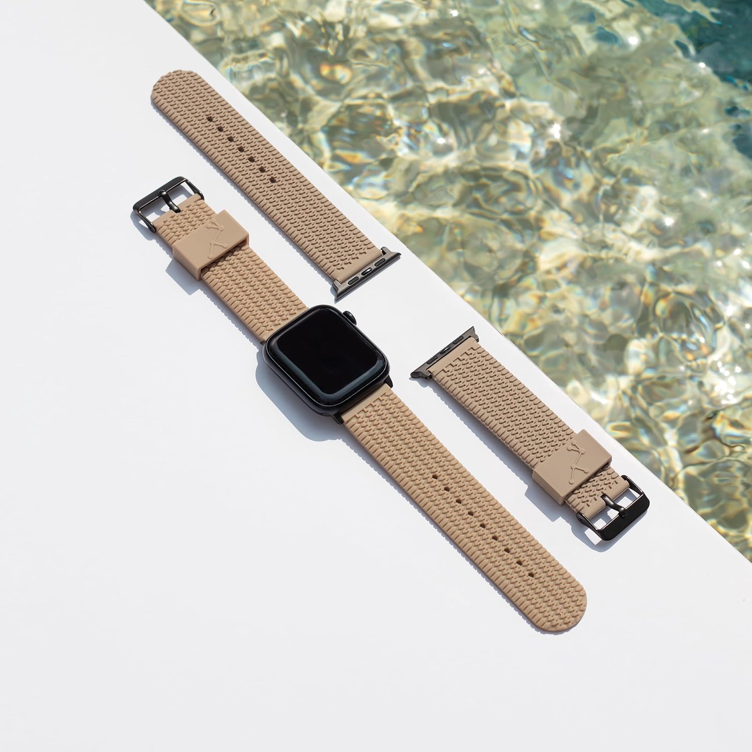 CARTERJETT Tire Tread Rugged Sport Band | Compatible with Apple Watch Bands for Men Women 49/46/45/44/42/41/40mm - Fits All Series, Ultra & SE