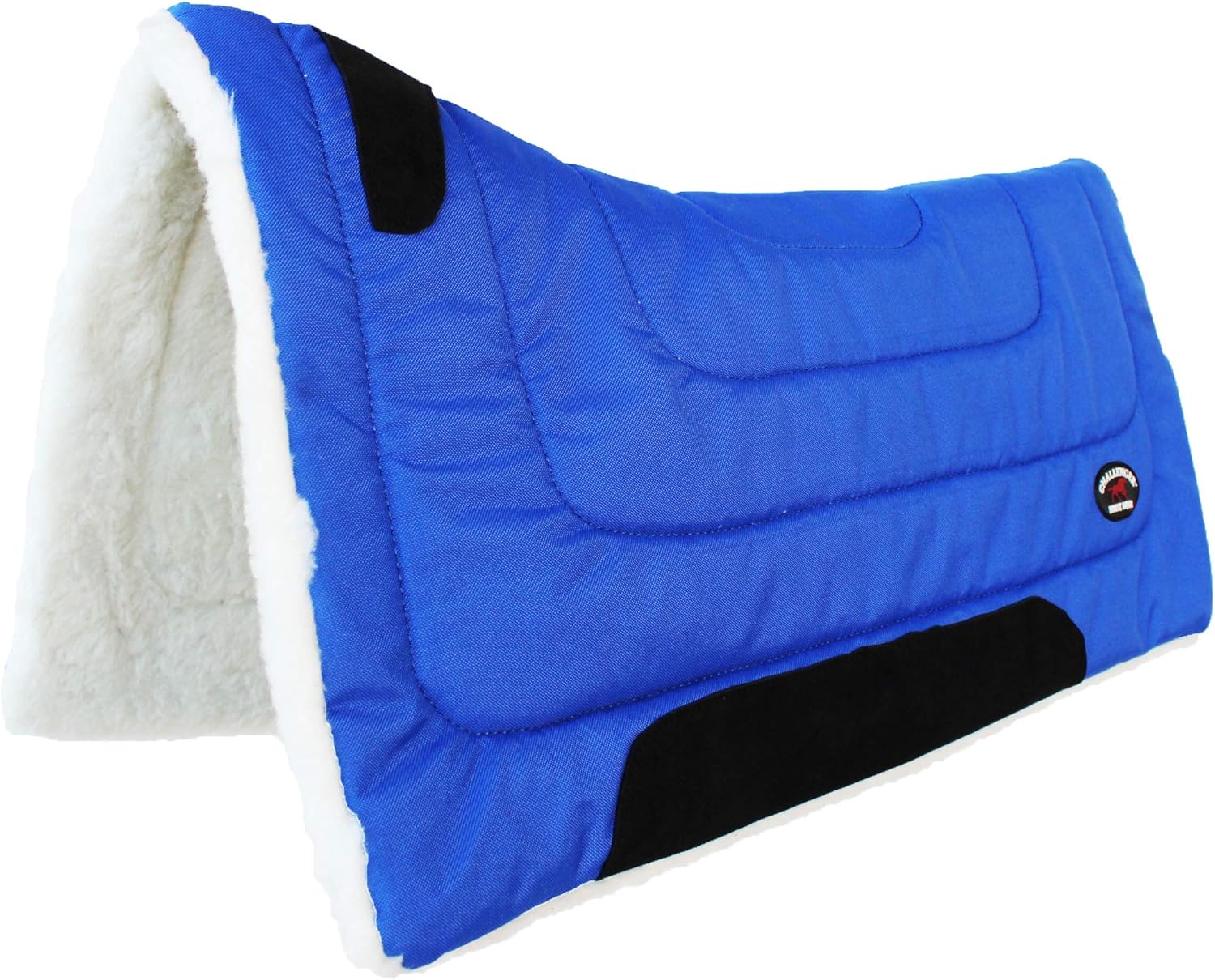 CHALLENGER Horse & Pony Saddle PAD Western Riding Trail Cordura Top Fur Bottom Full 39143