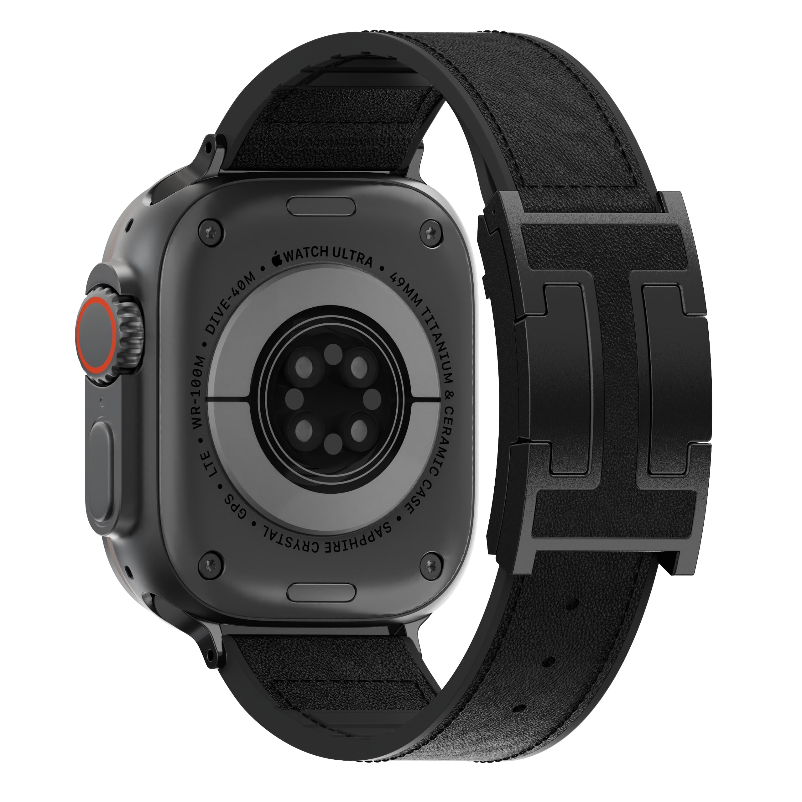 Watch Strap Leather Magnetic Replacement Watch Band for Men&Women Compatible with Apple Watch bands Series 10/9/8/7/6/5/4/3/2/1 & Ultra/Ultra 2/SE(