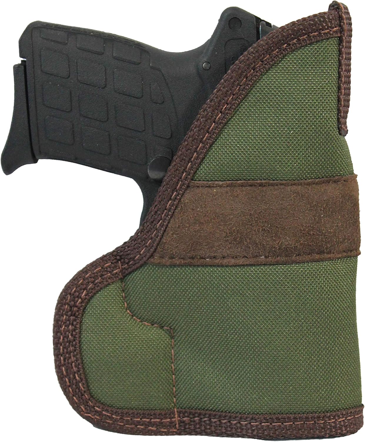 Barsony Woodland Green Pocket Holster for 380 Ultra-Compact 9mm 40 45 Pistols