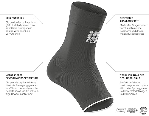 Miniatura 3 de CEP Manga de tobillo orto, negrogris, unisex VI