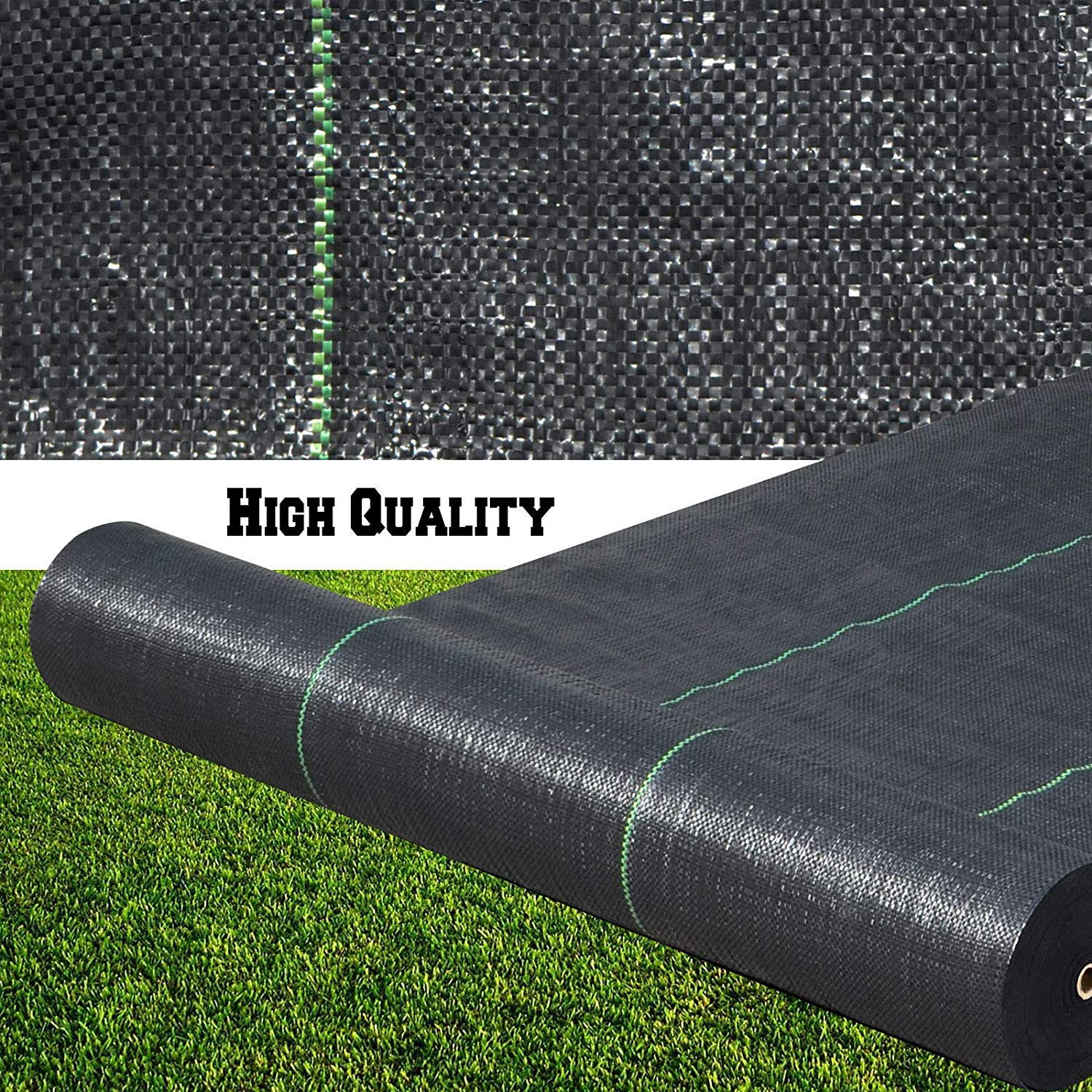 LITA Sheet Woven Weed Control Fabric 2m x 10m UV Stabilised Black