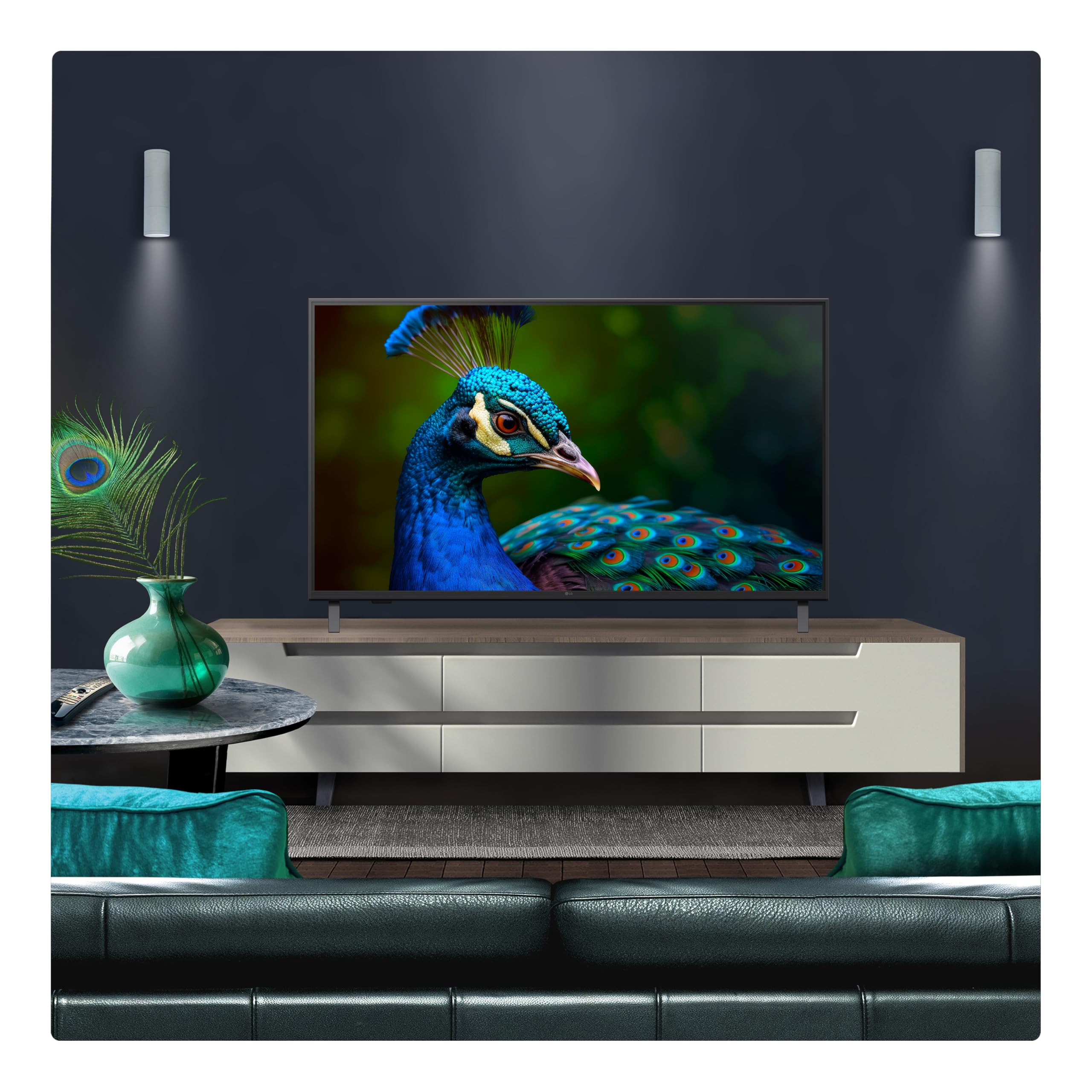 LG UHD UA75 43UA75006LA 43 pulgadas 4K Smart TV, procesador α7 AI Gen8, 60 Hz, HDR10, Filmmaker Mode™, Google Cast, Apple AirPlay 2, 2025