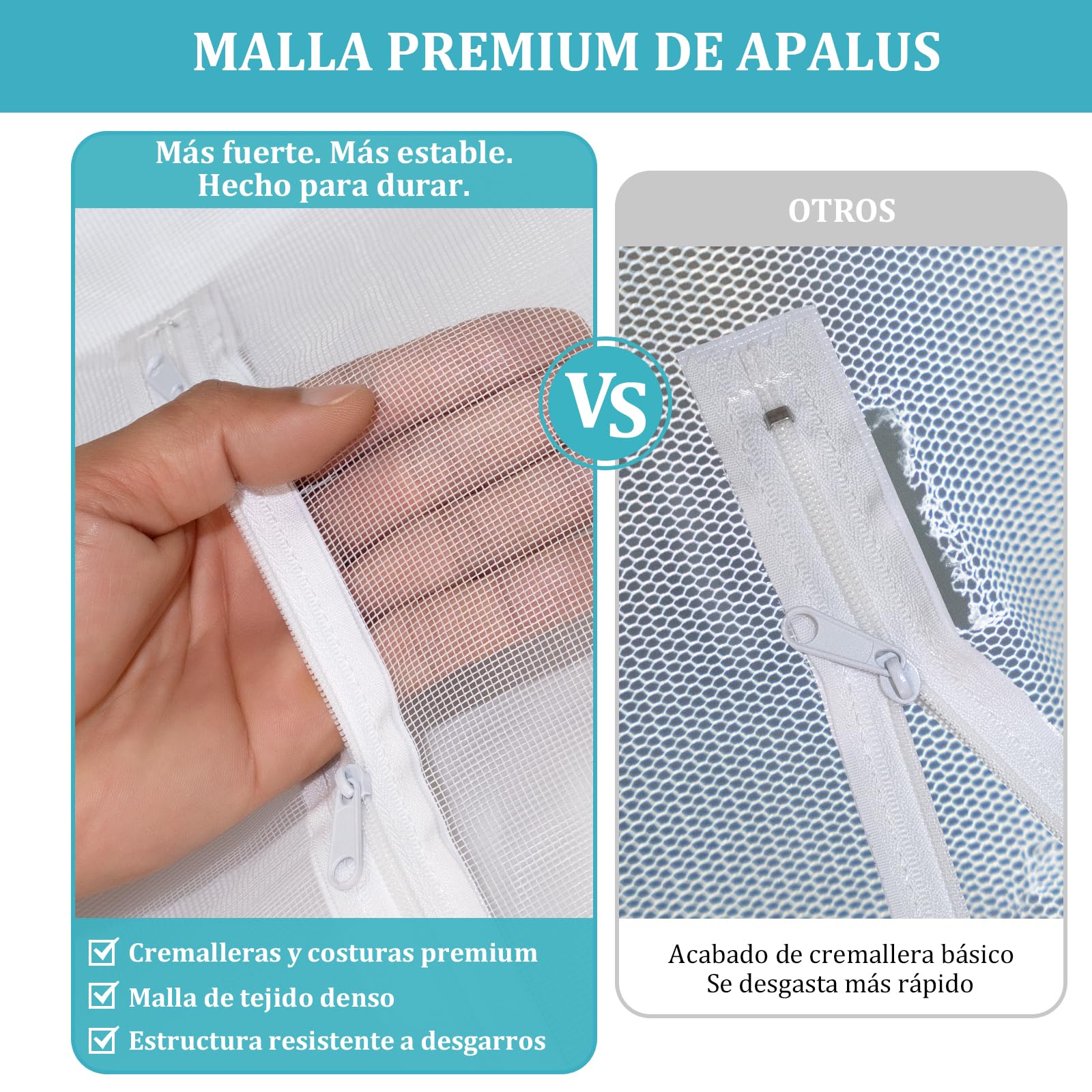 Apalus VP Mosquitera para Ventanas, Mosquitera con Cremallera para Ventanas en la Azotea, DIY Tamaño de la Ventana Maximo 130x150 CM (2 Juegos, Blanco)
