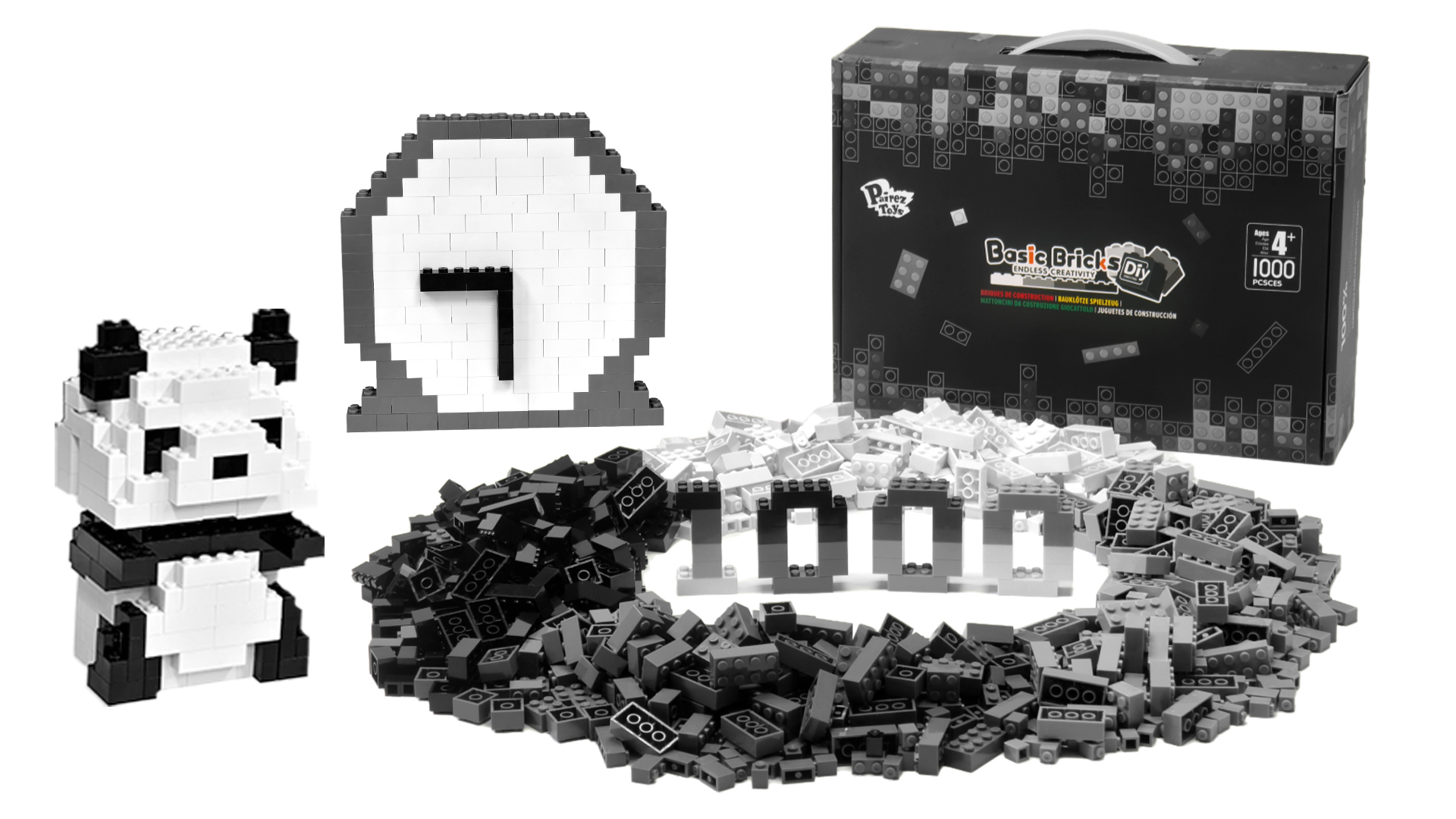 Amazon.com: Pairez Toys 1000 Piece Blocks for Building, Classic