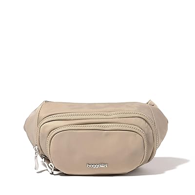 Baggallini On The Go Belt Bag Waist Pack Bags Taupe Twill