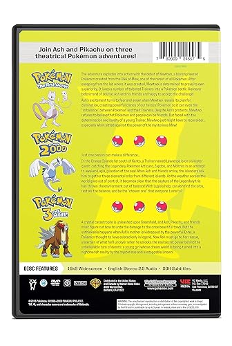 Miniatura 3 de Pokemon Movies 1-3 (Standard Edition) (DVD)