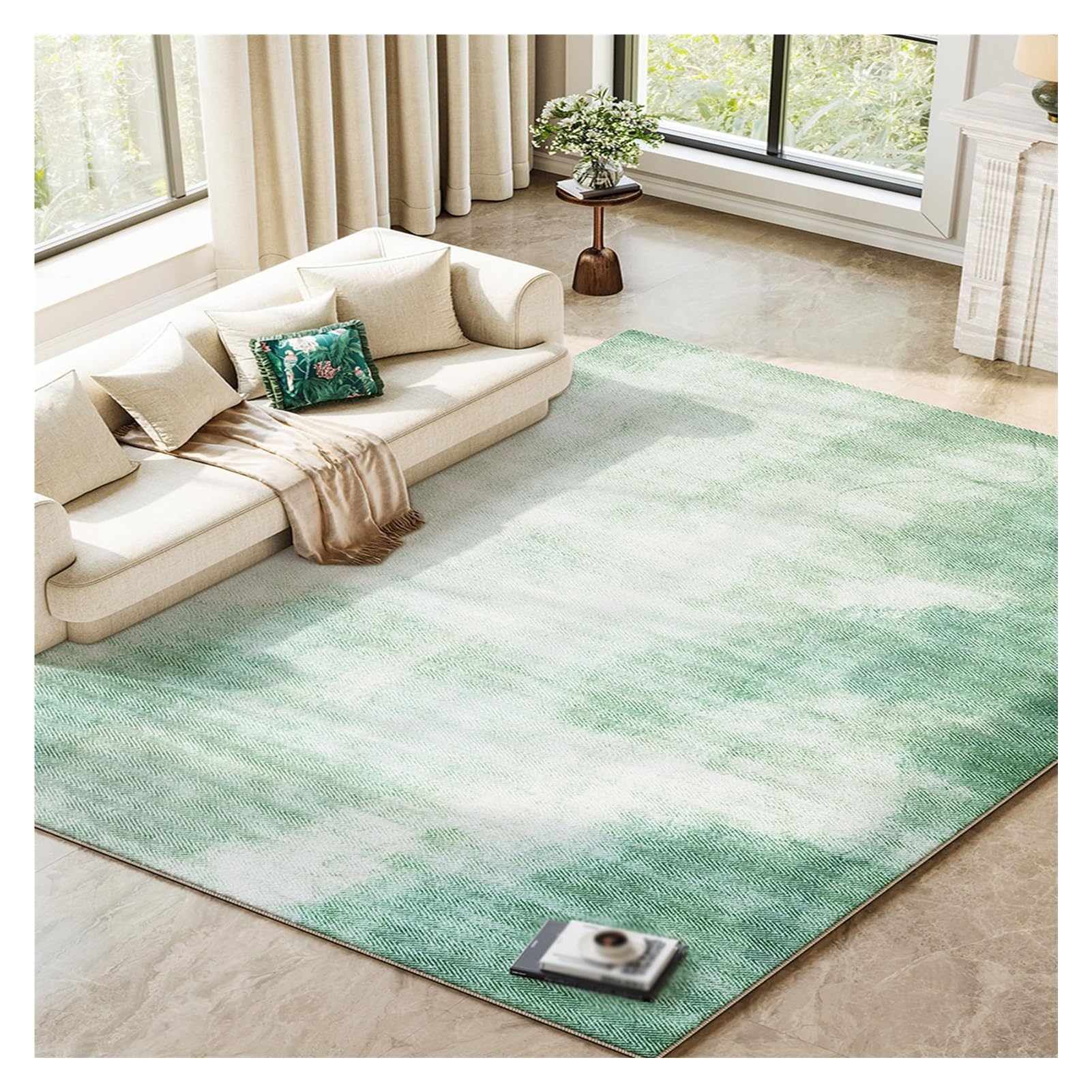 Tapis salon poils courts tapis long couloir bureau balcon dimensions 150x200cm