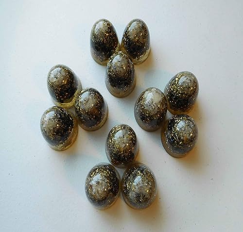 Miniatura 8 de Prosperity 24K Gold Power Dome Tower Buster Crystal Orgone Generator Acumulador de energía 7.83432528Hz OM Chant Advance Armónicos Muchos