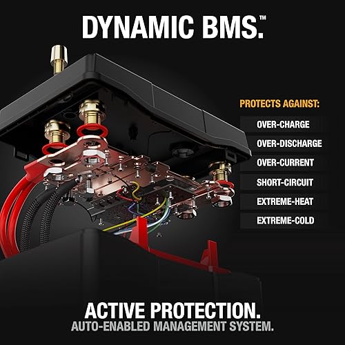 Miniatura 2 de NOCO Litio NLX27 batería de litio LiFePO4 de 12 V, doble propósito, ciclo profundo de 100 Ah + batería de arranque del grupo 27 de 1400 A, para