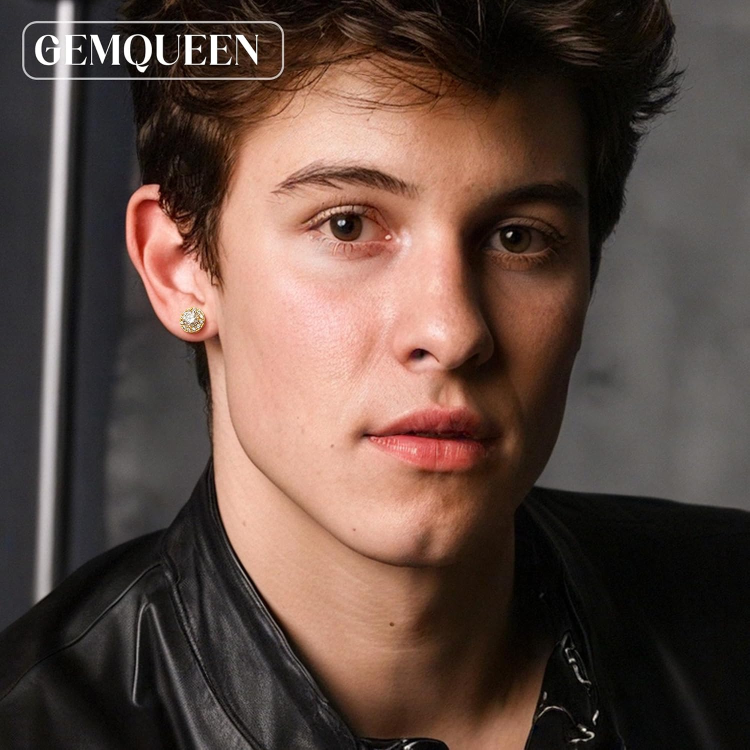 Moissanite Halo Earrings Studs : 18K Gold Plated Solid 925 Sterling Silver Stud Earring for Women Men Hypoallergenic Dainty Moissanite Jewelry for Sensitive Ear Round Cut D Color VVS1 1CT-4CT - Image 4