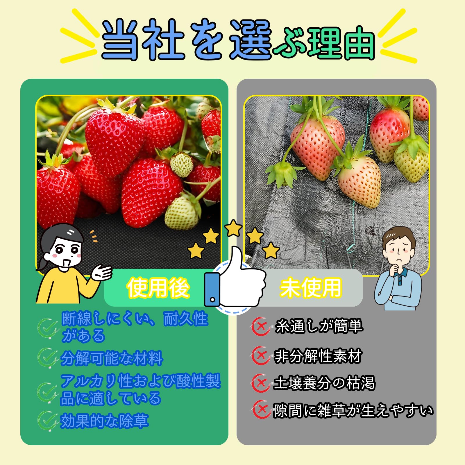 Amazon | 防草シート 厚手 高耐久 2×30M 高密度 130g/m² シート防草 